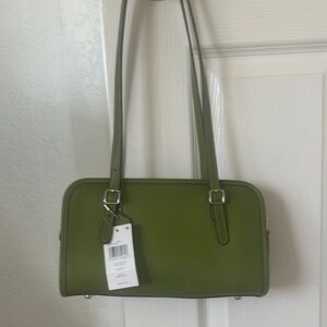 Coach Swing Zip, NWT in Lime Green. This color is now longer available online.